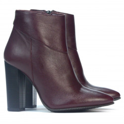 Damskie botki 1154-1 bordo