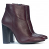 Damskie botki 1154-1 bordo