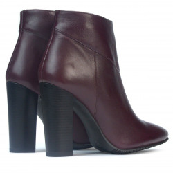 Damskie botki 1154-1 bordo
