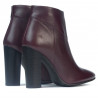 Damskie botki 1154-1 bordo