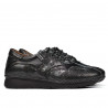 Damskie buty sportowe/casual 6005 czarno-szare