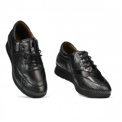 Damskie buty sportowe/casual 6005 czarno-szare