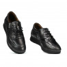 Damskie buty sportowe/casual 6005 czarno-szare