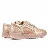 Damskie buty sportowe/casual 6010 perłowy puder kombinowany