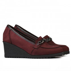 Damskie buty casual 6011 bufo bordo