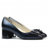 Eleganckie buty damskie 1274 indigo perłowy