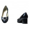 Eleganckie buty damskie 1274 indigo perłowy