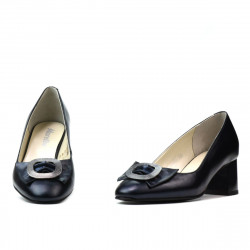 Eleganckie buty damskie 1274 indigo perłowy