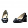 Eleganckie buty damskie 1274 indigo perłowy