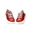 Buty sportowe damskie 6008 czerwony połączony