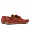 Mokasyny męskie 863 czerwone