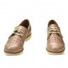 Damskie buty casual 678 w kolorze nude