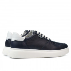 Półbuty casual/sportowe męskie 900 indigo kombinowany