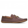 Mokasyny męskie 863 g bordo