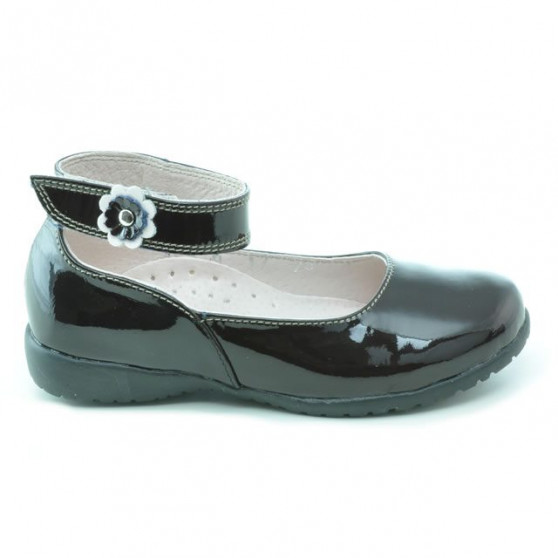 Buty dziecięce 17c lakierowane brązowe
