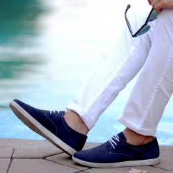 Casualowe buty męskie 835p bufo indigo lifestyle