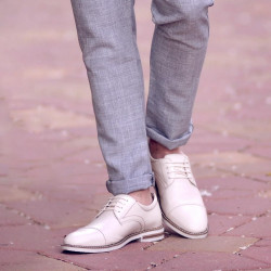 Casualowe buty męskie 873 beżowy lifestyle