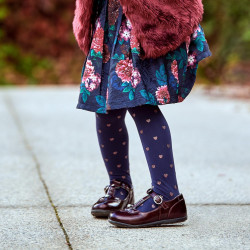 Buty dziecięce 63c lakier bordowy