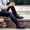 Dziecięce buty 163 w kolorze bordo