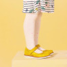 Dziecięce buty 153 żółty kombinowany