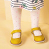 Dziecięce buty 153 żółty kombinowany