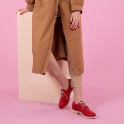 Damskie buty casual 6001 czerwone
