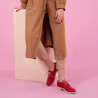 Damskie buty casual 6001 czerwone