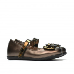 Buty dla małych dzieci 67c brązowy perłowy łączony