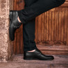 Czarne eleganckie buty męskie 840 lifestyle