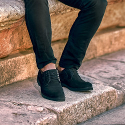 Męskie buty casual 881 bufo czarne
