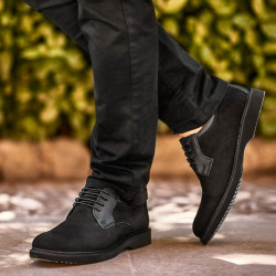 Męskie buty casual 881 bufo czarne lifestyle