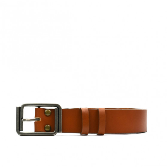 Pasek unisex 37b jasnobrązowy