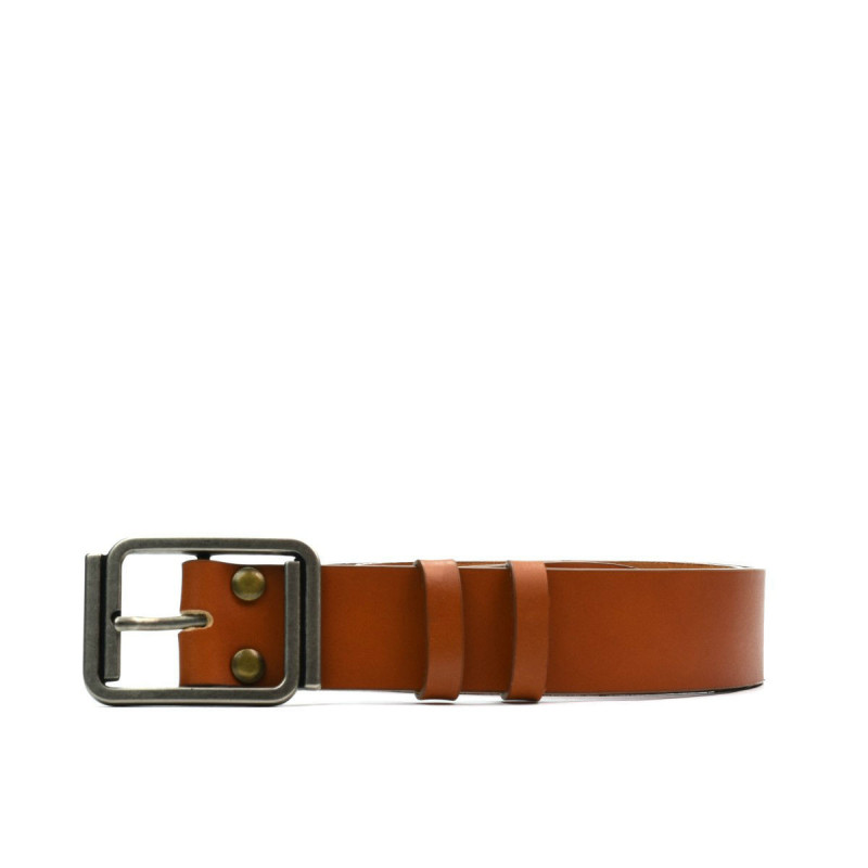 Pasek unisex 37b jasnobrązowy
