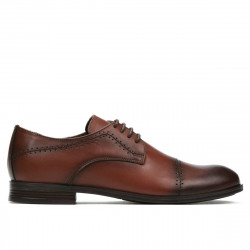 Eleganckie buty dla nastolatków 396 a koniak