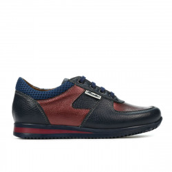 Dziecięce buty 2002 indygo+bordowy
