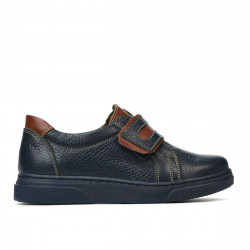 Dziecięce buty 2004 indygo+brązowe