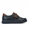 Dziecięce buty 2004 indygo+brązowe