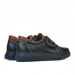 Dziecięce buty 2004 indygo+brązowe