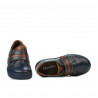 Dziecięce buty 2004 indygo+brązowe