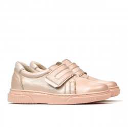 Dziecięce buty 2004 pudrowe kombinowane