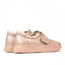 Dziecięce buty 2004 pudrowe kombinowane