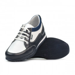 Buty dziecięce 2001 indygo+białe