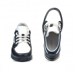 Buty dziecięce 2001 indygo+białe