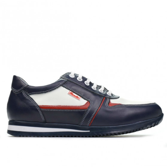 Buty sportowe dla nastolatków 377 indygo+białe