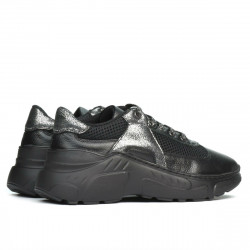 Damskie buty sportowe 6015 czarno kombinowane