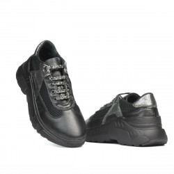 Damskie buty sportowe 6015 czarno kombinowane