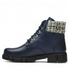 Damskie botki 3341 indygo