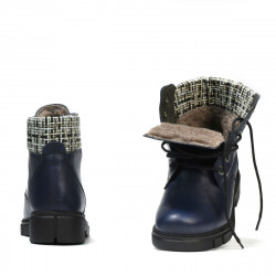Damskie botki 3341 indygo