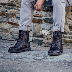 Buty męskie 498 brązowe