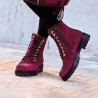 Damskie buty 3336 bufo bordo